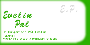 evelin pal business card